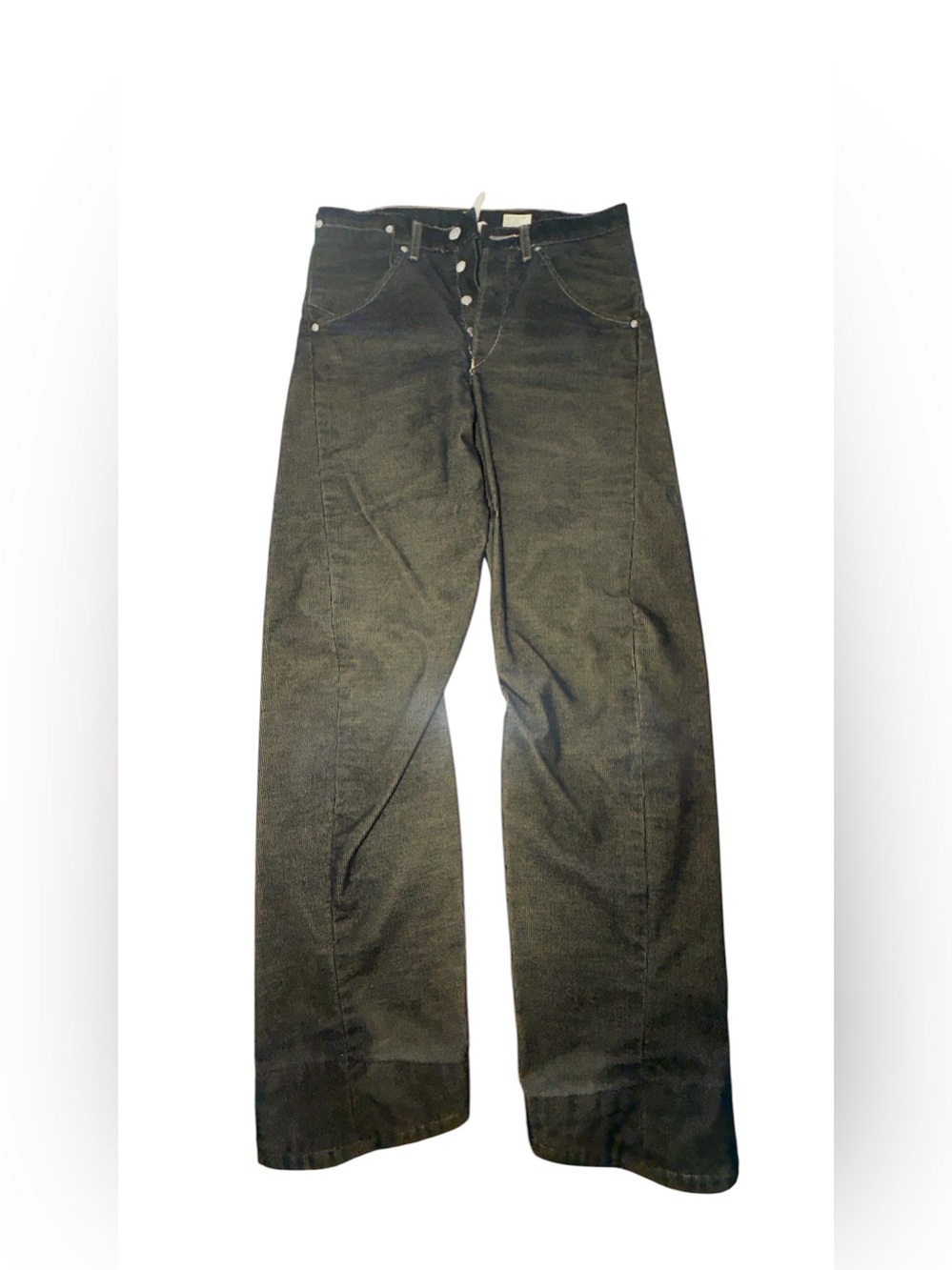 LEVIS Engineered Black Cord Jeans